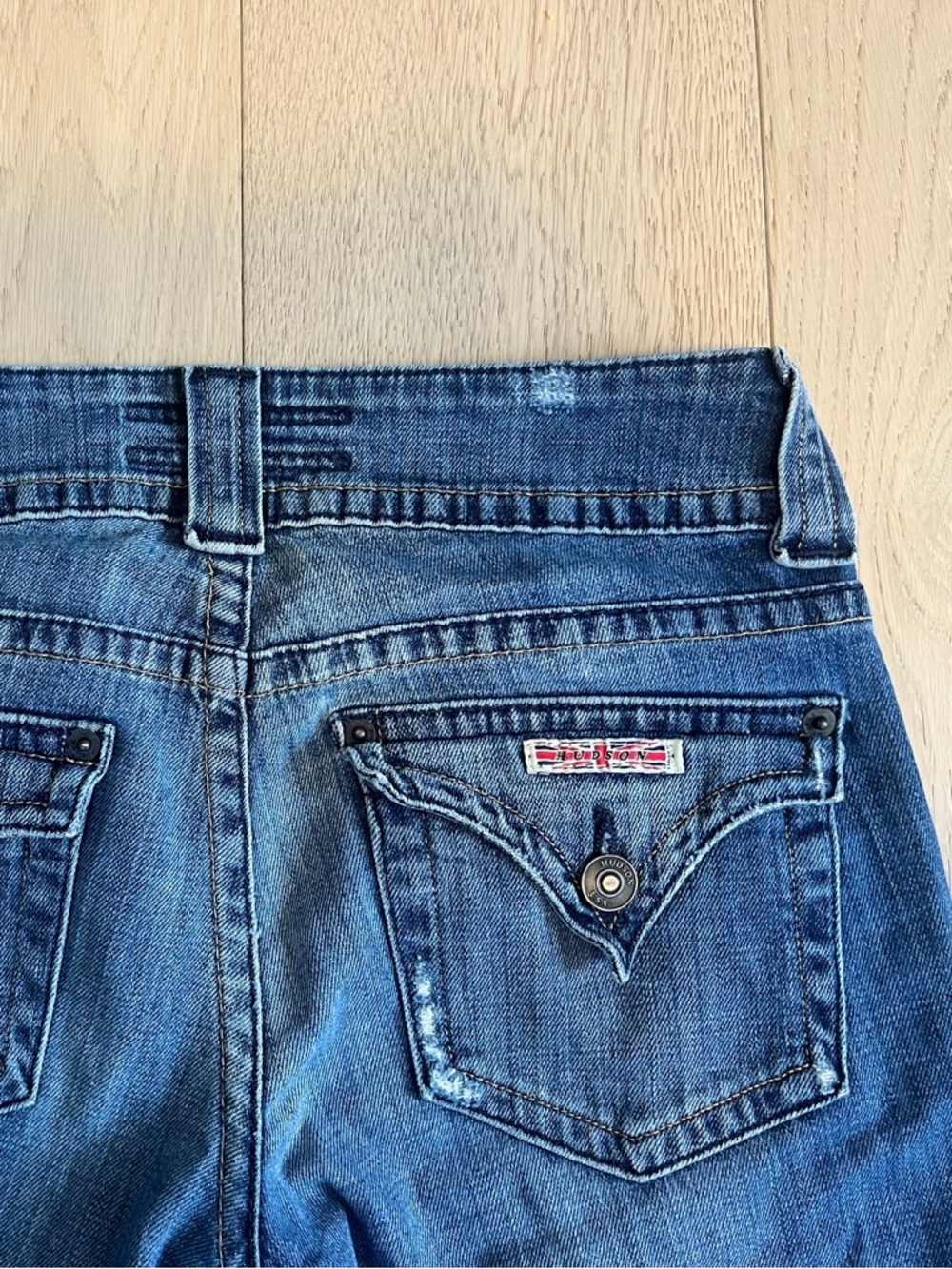 Hudson low rise bootcut jeans
